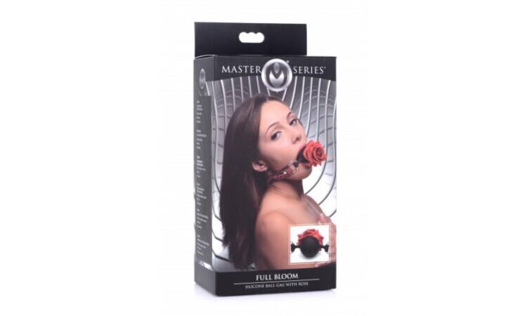 Eye-Catching Ball Gag With Rose - Image 5
