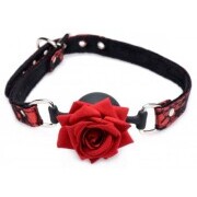 Eye-Catching Ball Gag With Rose - Image 1