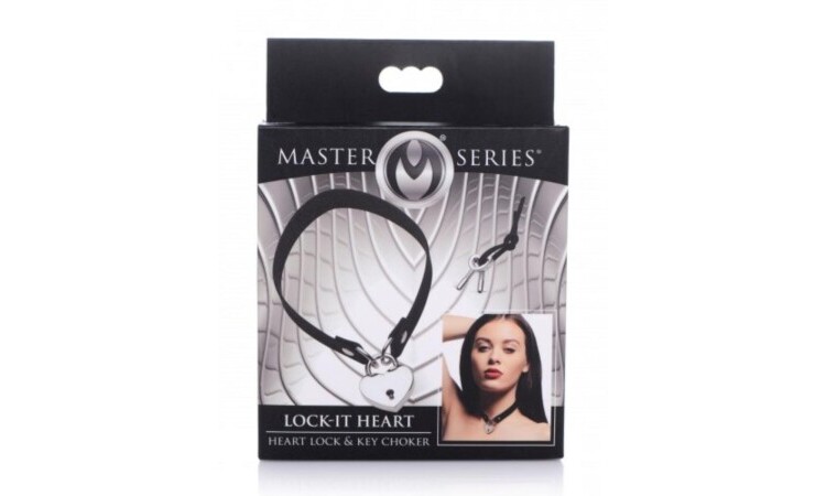 Lock-It Heart Choker With Lockable Heart - Image 3