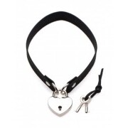 Lock-It Heart Choker With Lockable Heart - Image 1