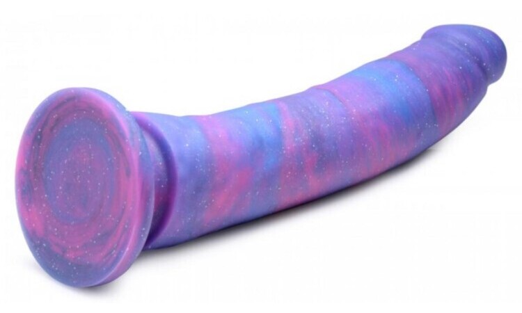 Magic Stick Silicone Dildo With Glitter - 24 cm - Image 3