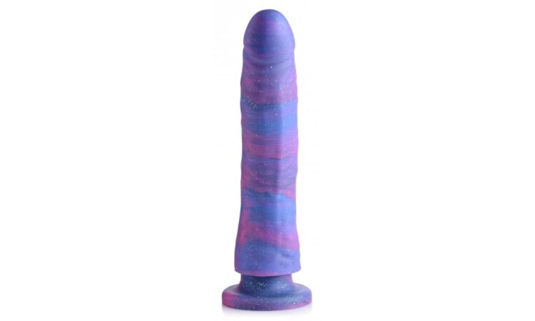 Magic Stick Silicone Dildo With Glitter - 24 cm - Image 1