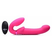G-Pulse Vibrating Strapless Dildo With Remote Control - Pink - Image 2