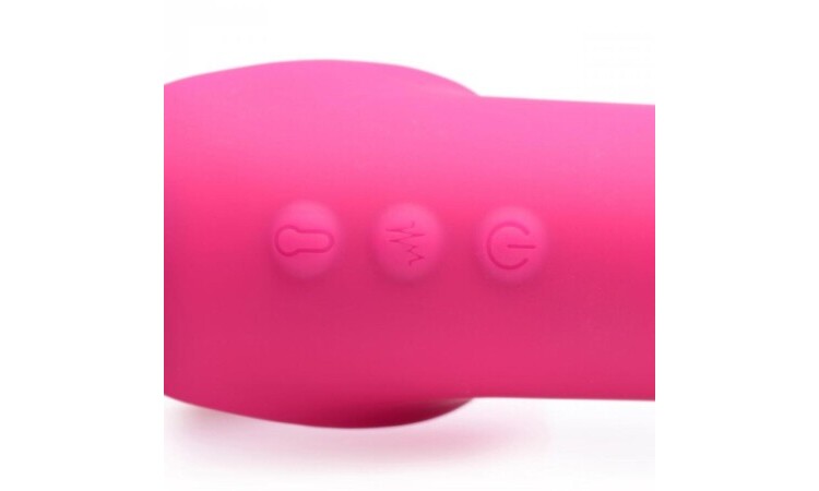 G-Pulse Vibrating Strapless Dildo With Remote Control - Pink - Image 6