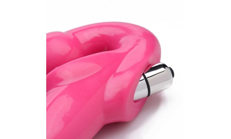 Revolver Vibrating Strapless Strap-On XXL - Pink - Image 2