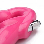 Revolver Vibrating Strapless Strap-On XXL - Pink - Image 2