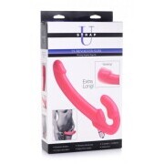Revolver Vibrating Strapless Strap-On XXL - Pink - Image 6