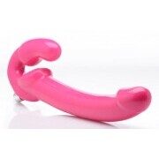 Revolver Vibrating Strapless Strap-On XXL - Pink - Image 1