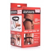 Hollow Strap-On Silicone Dildo With Harness - Image 6