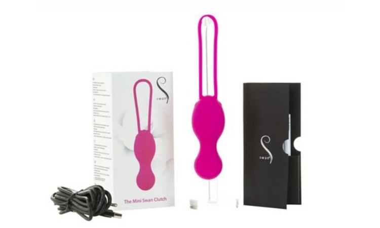 Swan Mini Clutch Pelvic Floor Trainer - Pink - Image 3