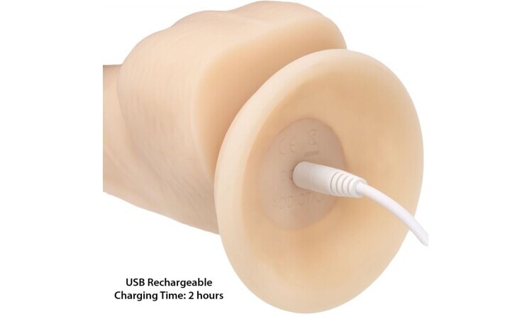 Naked Addiction - Realistic Vibrating and Rotating Dildo - 20 cm - Image 3