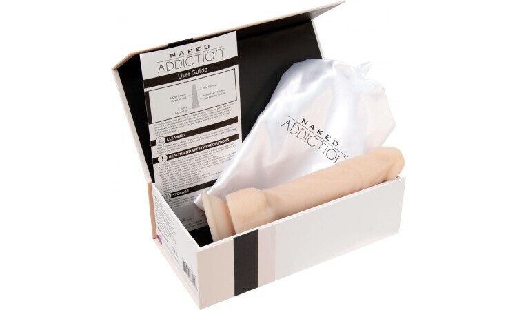 Naked Addiction - Realistic Vibrating and Rotating Dildo - 20 cm - Image 6