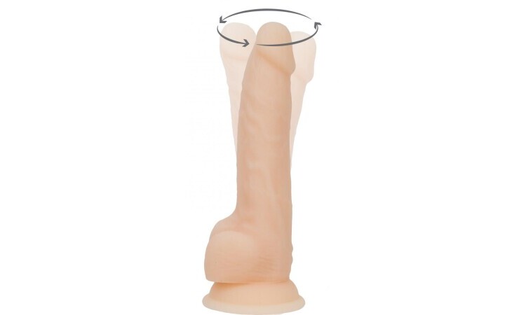 Naked Addiction - Realistic Vibrating and Rotating Dildo - 20 cm - Image 1