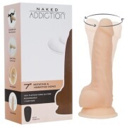 Naked Addiction - Realistic Rotating Dildo With Remote Control - 18 cm - Image 4