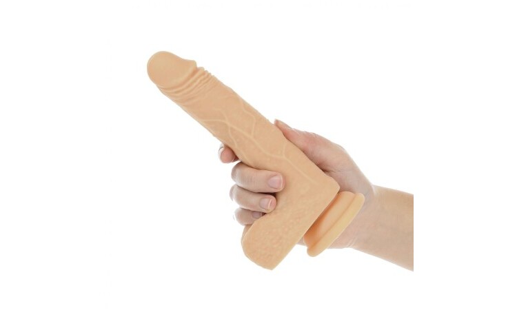 Naked Addiction - Realistic Thrusting Dildo With Remote Control - 23 cm - Image 5