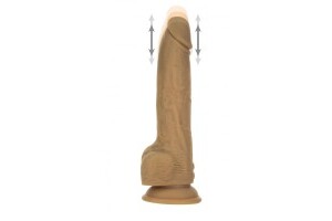 Naked Addiction - Realistic Thrusting Dildo with Remote Control - 23 cm