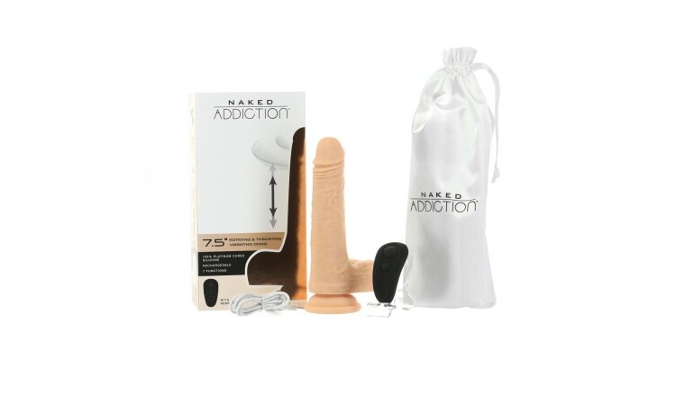 Naked Addiction - Realistic Rotating And Thrusting Dildo With Remote Contro - Image 6