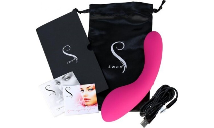 Swan Wand Vibrator - Pink - Image 4