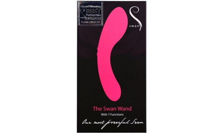 Swan Wand Vibrator - Pink - Image 5