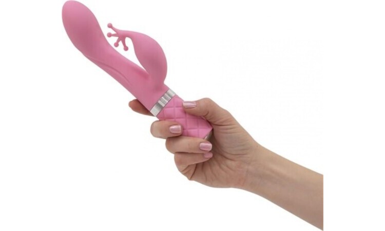 Pillow Talk - Kinky Rabbit & G-Spot Vibrator - Pink - Image 3