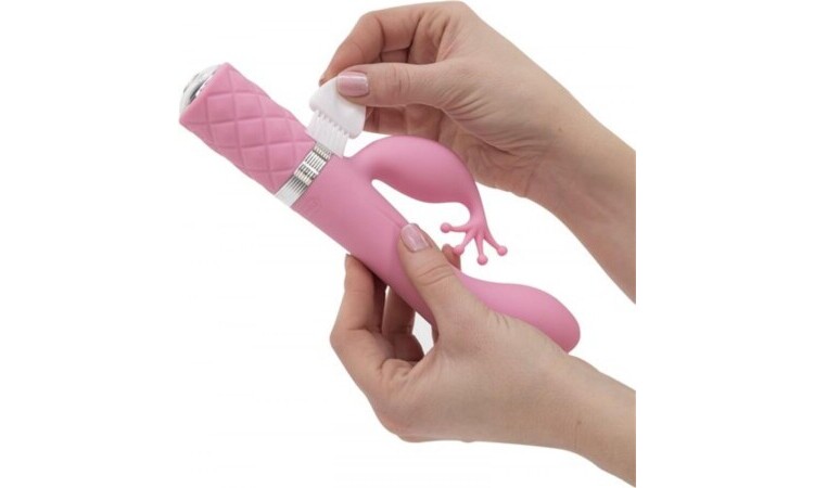 Pillow Talk - Kinky Rabbit & G-Spot Vibrator - Pink - Image 4