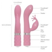Pillow Talk - Kinky Rabbit & G-Spot Vibrator - Pink - Image 6