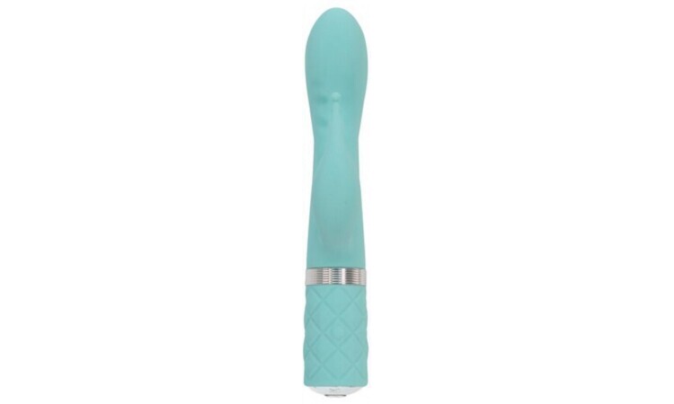 Pillow Talk - Kinky Rabbit & G-Spot Vibrator - Turqoise - Image 2