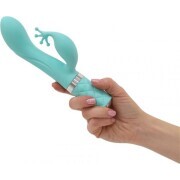 Pillow Talk - Kinky Rabbit & G-Spot Vibrator - Turqoise - Image 3