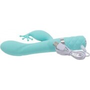Pillow Talk - Kinky Rabbit & G-Spot Vibrator - Turqoise - Image 4