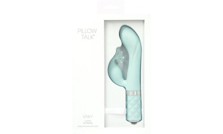 Pillow Talk - Kinky Rabbit & G-Spot Vibrator - Turqoise - Image 7