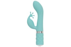 Pillow Talk - Kinky Rabbit & G-Spot Vibrator - Turqoise