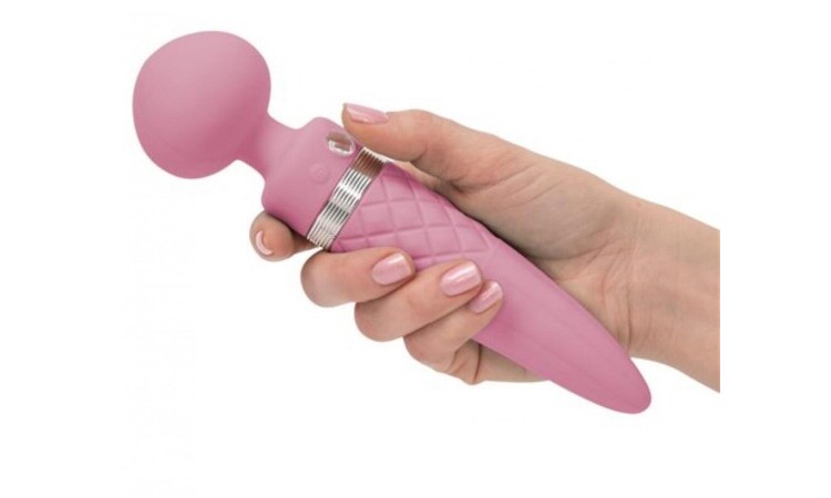 Pillow Talk - Sultry Double Vibrator - Pink - Image 2