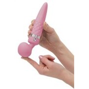 Pillow Talk - Sultry Double Vibrator - Pink - Image 3
