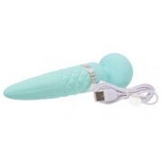 Pillow Talk - Sultry Double Vibrator - Turquoise - Image 4