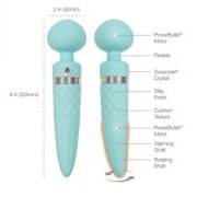 Pillow Talk - Sultry Double Vibrator - Turquoise - Image 6