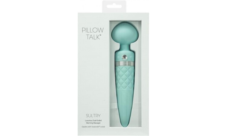 Pillow Talk - Sultry Double Vibrator - Turquoise - Image 7