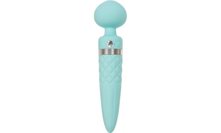 Pillow Talk - Sultry Double Vibrator - Turquoise - Image 1