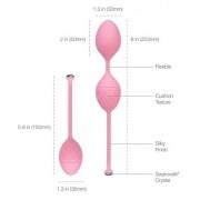 Pillow Talk - Frisky Pleasure Balls - Pink - Image 5