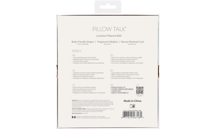 Pillow Talk - Frisky Pleasure Balls - Pink - Image 7