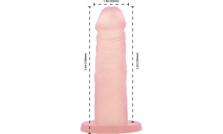 Addiction - Cocktails Silicone Dildo - Peach Bellini - Image 5