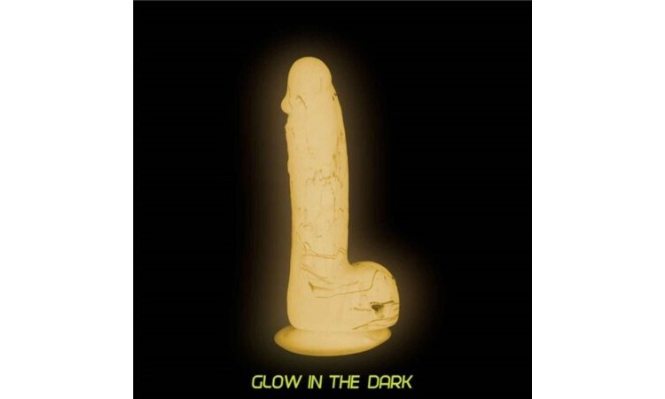 Addiction - Brandon Glow In The Dark Dildo - 18 cm - Image 4