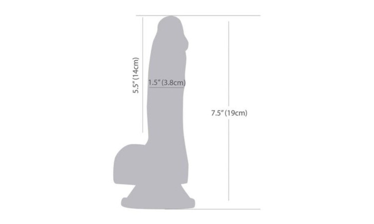 Addiction - Brandon Glow In The Dark Dildo - 18 cm - Image 5