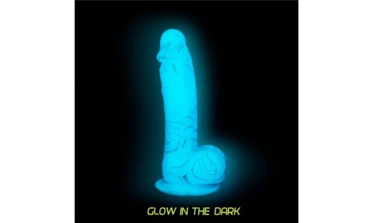 Addiction - Luke Glow In The Dark Dildo - 18 cm - Image 3