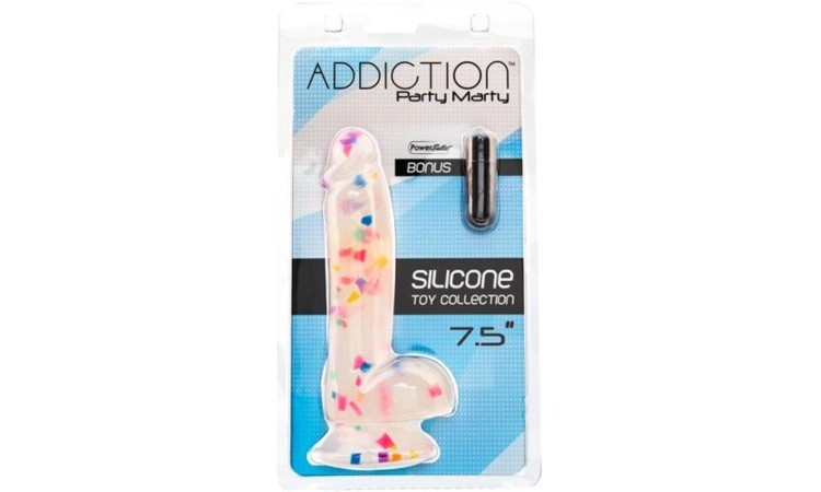 Addiction - Party Marty Confetti Dildo - 18 cm - Image 5