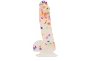 Addiction - Party Marty Confetti Dildo - 18 cm