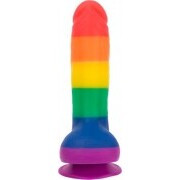 Addiction - Justin Rainbow Silicone Dildo - 19 cm - Image 2