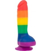 Addiction - Justin Rainbow Silicone Dildo - 19 cm - Image 3