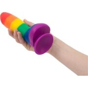 Addiction - Justin Rainbow Silicone Dildo - 19 cm - Image 4