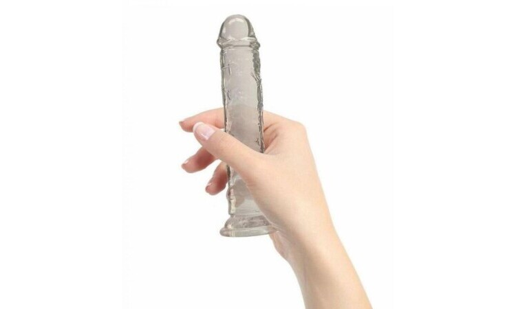 Crystal Addiction - Transparent Dildo - 18 cm - Image 2