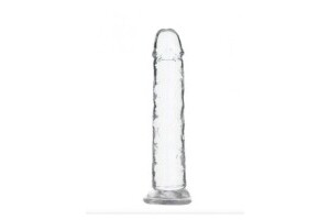 Crystal Addiction - Transparent Dildo - 18 cm